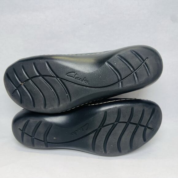 Clarks Bendables Ashland Lane Loafers Shoes Women's Size 9 M Dark Blue Slip Ons - Picture 9 of 10